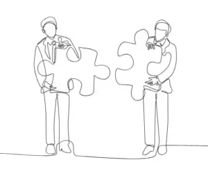 Médiation coaching connexion humaine puzzle