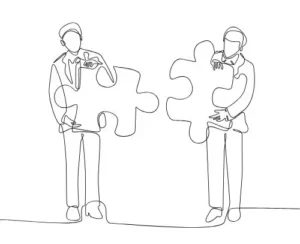 Mediación coaching conexión humana puzzle